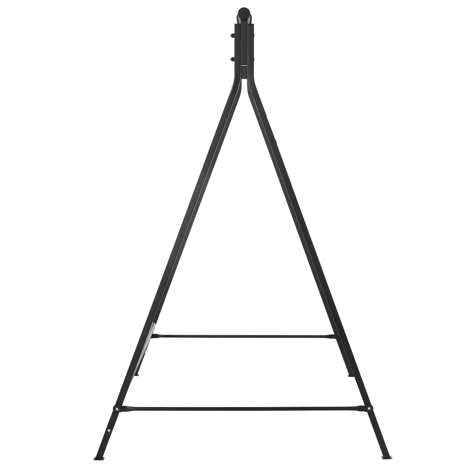 Outsunny Metal Porch Swing Stand, Heavy Duty Swing Frame, Hanging Chair Stand Only, 660 LBS Weight Capacity, For Backyard, Patio, Lawn, Playground, Black 7 Outsunny Metal Porch Swing Stand, Heavy Duty Swing Frame, Hanging Chair Stand Only, 660 LBS Weight Capacity, For Backyard, Patio, Lawn, Playground, Black - Image 7