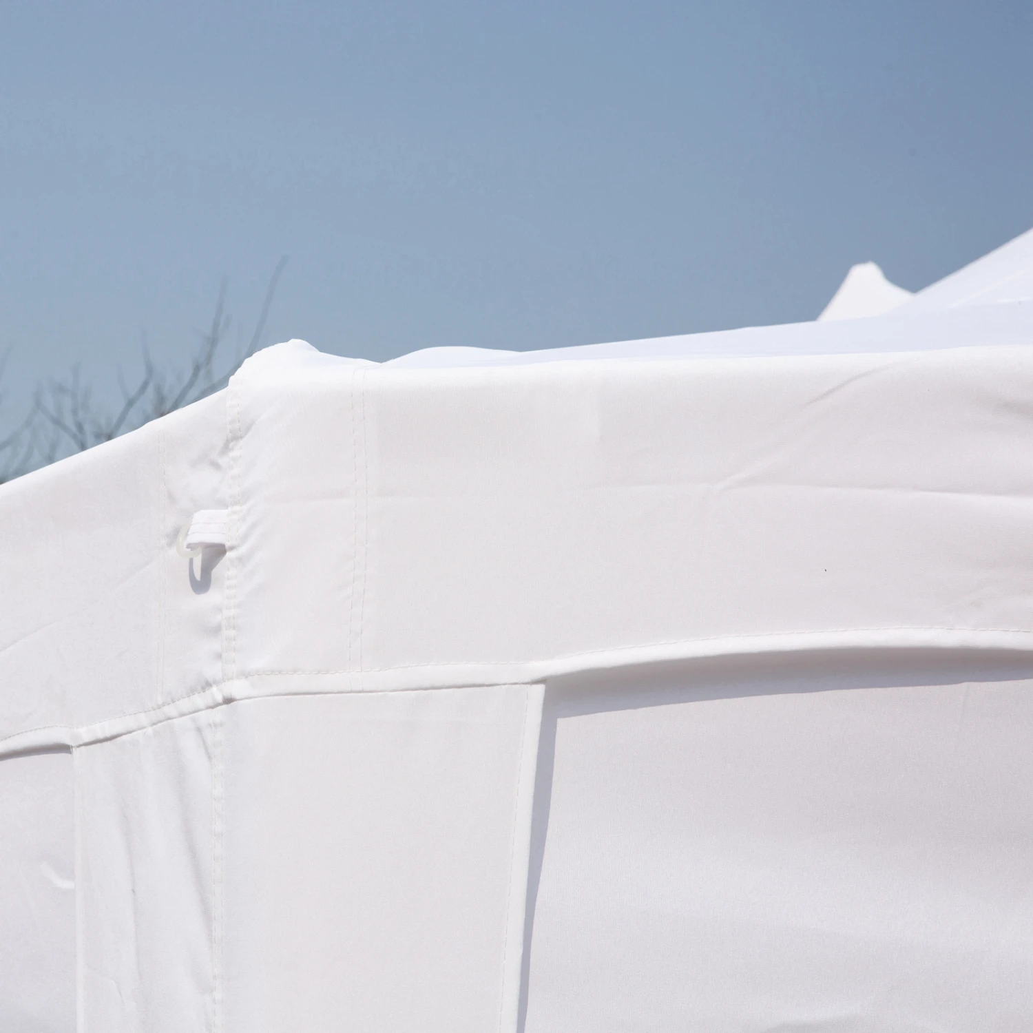 Outsunny 29' X 21' Canopy Party Event Tent With 2 Pull-Back Doors, Column-Less Event Space, & 8 Cathedral Windows 11 Outsunny 29' X 21' Canopy Party Event Tent With 2 Pull-Back Doors, Column-Less Event Space, & 8 Cathedral Windows - Image 11