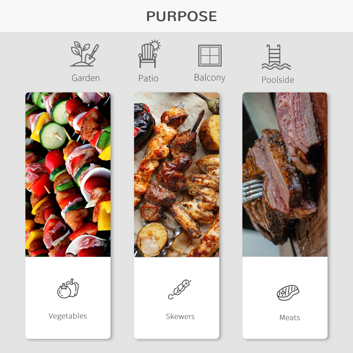 Outsunny 14" Portable Charcoal Grill, Tabletop Small BBQ Grill For Outdoor Cooking, Camping, Tailgating, Enamel Coated, Vent, Folding Legs, Black 5 Outsunny 14" Portable Charcoal Grill, Tabletop Small BBQ Grill For Outdoor Cooking, Camping, Tailgating, Enamel Coated, Vent, Folding Legs, Black - Image 5