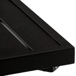 Outsunny 5-Piece Outdoor Patio Table Dining Set With 4 Stackable Chairs, Durable Steel Design & Middle Umbrella Hole -Outsunny gmLc5117e6a0ded86