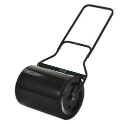 Outsunny 20-Inch Push/Tow Behind Lawn Roller Filled With 16 Gal Water Or Sand, Perfect For Flattening Sod In The Garden