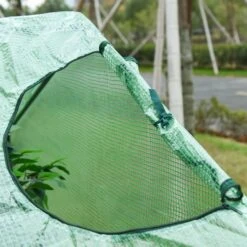 Outsunny 71'' X 39'' X 66'' Walk In Greenhouse Portable Hot House For Plants With Zippered Door And Top Window For Outdoor, Garden, Patio, PE Cover, Green -Outsunny hCA84117e6a3285ea