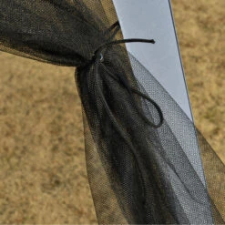 Outsunny 10'x10' Outdoor Party Tent Canopy With Mesh Sidewalls, Patio Gazebo Sun Shade Screen Shelter, Grey -Outsunny hzHd4d18162b3d5d4