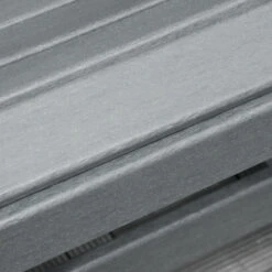 Outsunny Outdoor Rocking Chair, HDPE Adirondack Style Rocker Chair For Porch, Garden, Patio, Light Gray -Outsunny i5W3d618596308533