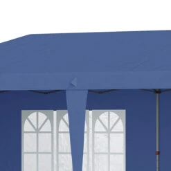 Outsunny 10' X 20' Pop Up Canopy Tent With 4 Sidewalls, Heavy Duty Tents For Parties, Outdoor Instant Gazebo With Carry Bag, For Outdoor, Garden, Patio, Blue -Outsunny iGld4d186e8ef227f