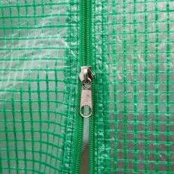 Outsunny Walk-in Tunnel Greenhouse Replacement Cover W/ Zipper Door, 11.5' X 10', Green -Outsunny iLh20617ed3695be5