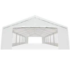 Outsunny 20' X 40' Large Party Tent & Carport With Removable Sidewalls And Double Doors, Heavy Duty Canopy Tent Sun Shade Shelter, For Parties, Wedding, Outdoor Events, BBQ, White -Outsunny kNZe5917e715996a3