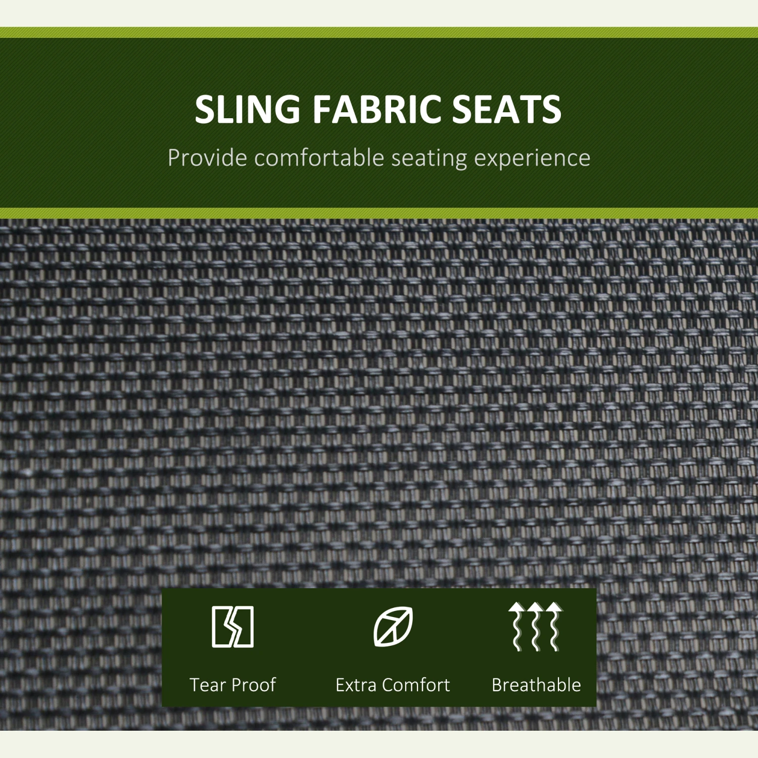 Outsunny 3-Seat Patio Swing Chair, Outdoor Canopy Swing With Stand, Adjustable Shade, Steel Frame For Adults, Garden, Poolside, Black 5 Outsunny 3-Seat Patio Swing Chair, Outdoor Canopy Swing With Stand, Adjustable Shade, Steel Frame For Adults, Garden, Poolside, Black - Image 5