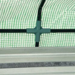 Outsunny Galvanized Raised Garden Bed With Mini Greenhouse Cover, Outdoor Metal Planter Box With 2 Roll-Up Windows For Growing Flowers, Fruits, Vegetables, And Herbs, 50" X 37.5" X 36.25", Green -Outsunny khk69617e689fa955