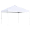 Outsunny 10' X 10' Pop Up Canopy Tent, Instant Sun Shelter With 3-Level Adjustable Height, Top Vents And Wheeled Carry Bag For Outdoor, Garden, Patio, White