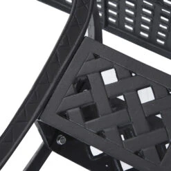 Outsunny 36" Square Patio Table With 2" Dia Umbrella Hole, Cast Aluminum Outdoor Dining Table, Outdoor Bistro Table For Garden, Backyard, Porch, Black 17 Outsunny 36" Square Patio Table With 2" Dia Umbrella Hole, Cast Aluminum Outdoor Dining Table, Outdoor Bistro Table For Garden, Backyard, Porch, Black -Outsunny mtF3d6187467810ec