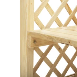 Outsunny Wood Garden Arch With Bench Pergola Trellis For Vines/Climbing Plants, Perfect For The Backyard & Outdoor Space -Outsunny nLp27218064a4e04d