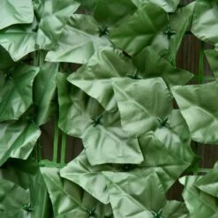 Outsunny 118" X 39" Artificial Ivy Privacy Fence, Wall Screen Faux Greenery, Leaves Decoration For Outdoor Garden, Backyard Décor, Balcony, Patio, Dark Green -Outsunny nwr14017e6a0df2f4