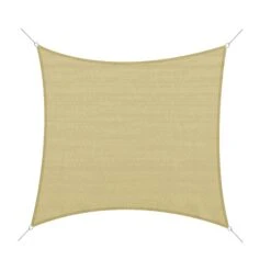 Outsunny 24' X 24' Sun Shade Sail Canopy, UV Block For Patio Backyard Lawn Garden, Sand