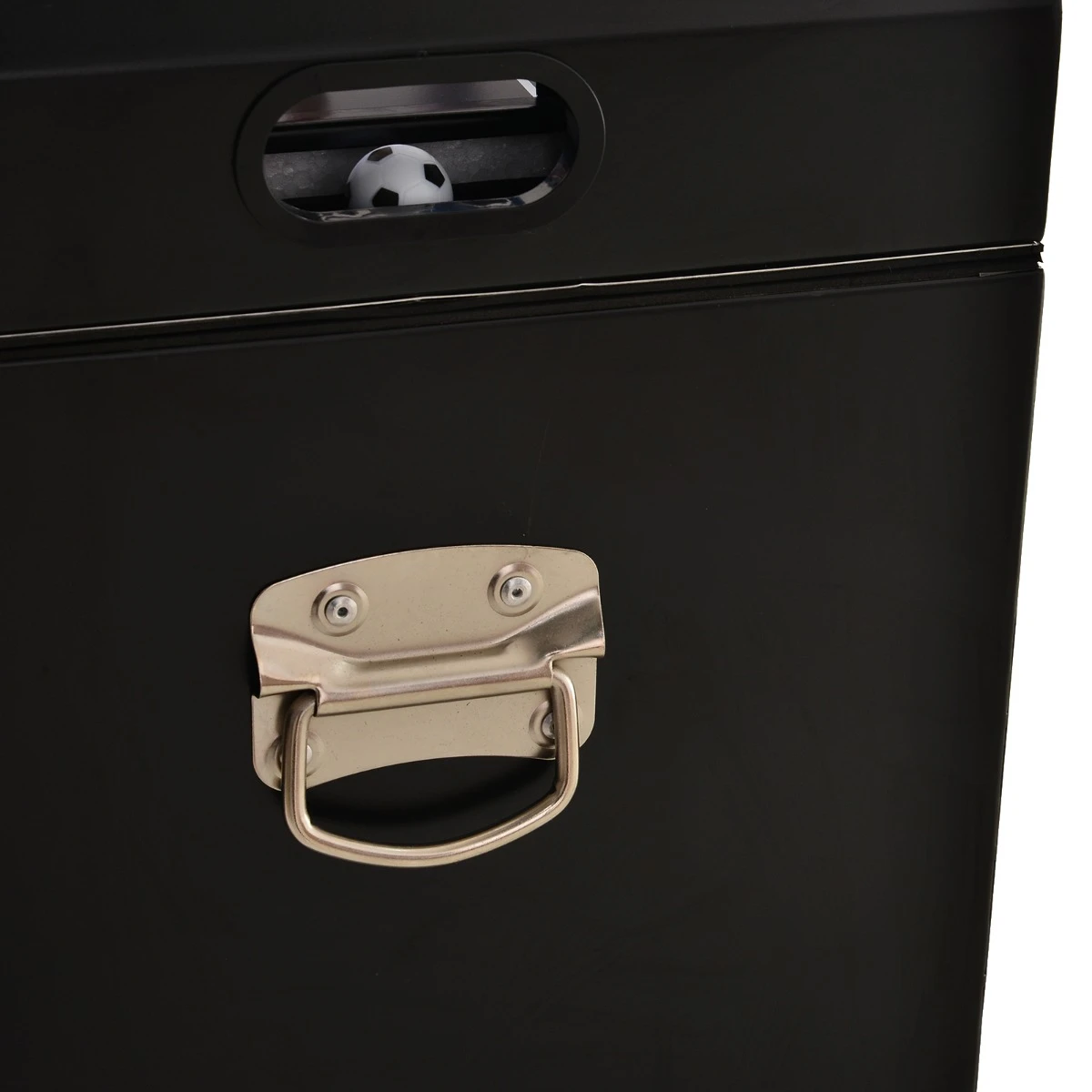 Outsunny 68QT Patio Cooler Ice Chest With Foosball Table Top, Portable Poolside Party Bar Cold Drink Rolling Cart On Wheels With Tray Shelf 16 Outsunny 68QT Patio Cooler Ice Chest With Foosball Table Top, Portable Poolside Party Bar Cold Drink Rolling Cart On Wheels With Tray Shelf - Image 16