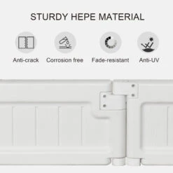 Outsunny 48.5" Plastic Cultivation Bed Flower, Herb, Veggie Planter For Garden, Backyard -Outsunny q8u88c1811fbd625f