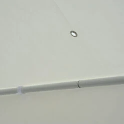 Outsunny Outdoor Cathedral Style Roof Party Gazebo With Mesh Walls - Cream White -Outsunny qf13d618162b6304e