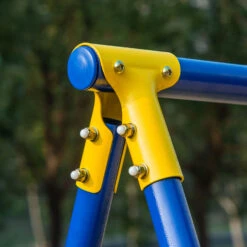 Outsunny Swing Set Outdoor For Kids, W/ Adjustable Height Seat, Basket Hoop, Glider -Outsunny r9Q3d617f2768a8da