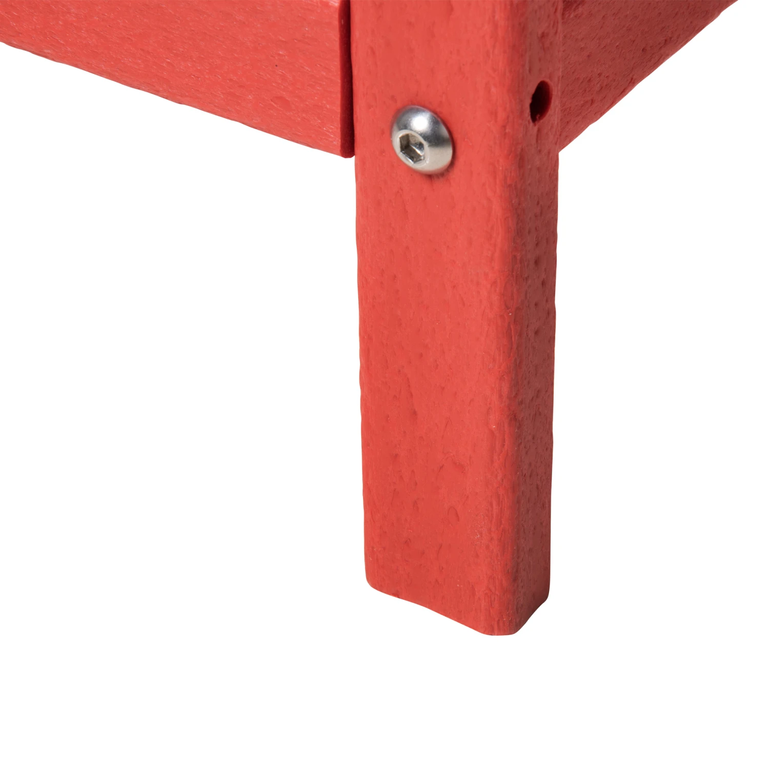 Outsunny Patio Side Table, 15" Square Outdoor End Table, HDPE Plastic Tea Table For Adirondack Chair, Backyard Or Lawn, Red 7 Outsunny Patio Side Table, 15" Square Outdoor End Table, HDPE Plastic Tea Table For Adirondack Chair, Backyard Or Lawn, Red - Image 7