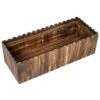 Outsunny 40" X 16" X 12" Raised Planter Box Garden Scalloped Edge Wooden