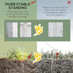 Outsunny 10' X 30' Party Tent, Event Shelter Gazebo Canopy With Removable Mesh Side Walls And Two Doors, White -Outsunny u0m88c18162b572b7