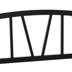 Outsunny Metal Garden Bench, Black Outdoor Bench For 2 People, Park-Style Patio Seating Decor With Armrests & Backrest, Black -Outsunny uAS84a17f9ad1beb4