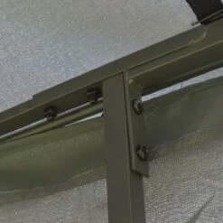 Outsunny 10' X 10' Patio Gazebo With Corner Frame Shelves, Double Roof Outdoor Gazebo Canopy Shelter With Netting, For Patio, Wedding, Catering & Events, Gray -Outsunny uIW10d17e681f90d8