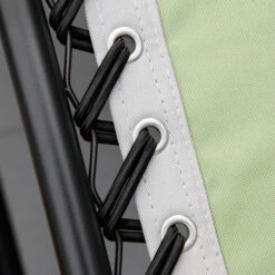 Outsunny Folding Zero Gravity Outdoor Recliner Patio Lounge Chair, Canopy Sun Shade, Headrest, Table Tray, Oxford Fabric, Green -Outsunny vAJ3d617f2768dc08