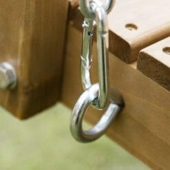 Outsunny 2 Person Porch Swing, Patio Swing, Outdoor Swing Bench With Pine Wood Frame And Hanging Chains For Garden And Yard, 550 Lbs Weight Capacity, X Shaped Design, Natural -Outsunny vOz88c180890d57b4