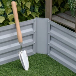 Outsunny Set Of 2 Raised Garden Bed Galvanized Steel Planter Boxes Easy Quick Setup 16 Outsunny Set Of 2 Raised Garden Bed Galvanized Steel Planter Boxes Easy Quick Setup -Outsunny vkAd4d17fe7fc0619