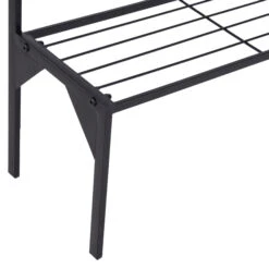 Outsunny Outdoor Plant Stand, 3 Tier Flower Stand, Metal Plant Shelf For Indoor Home & Outdoor Patio Balcony Yard Use -Outsunny waI5ba17e671f256e