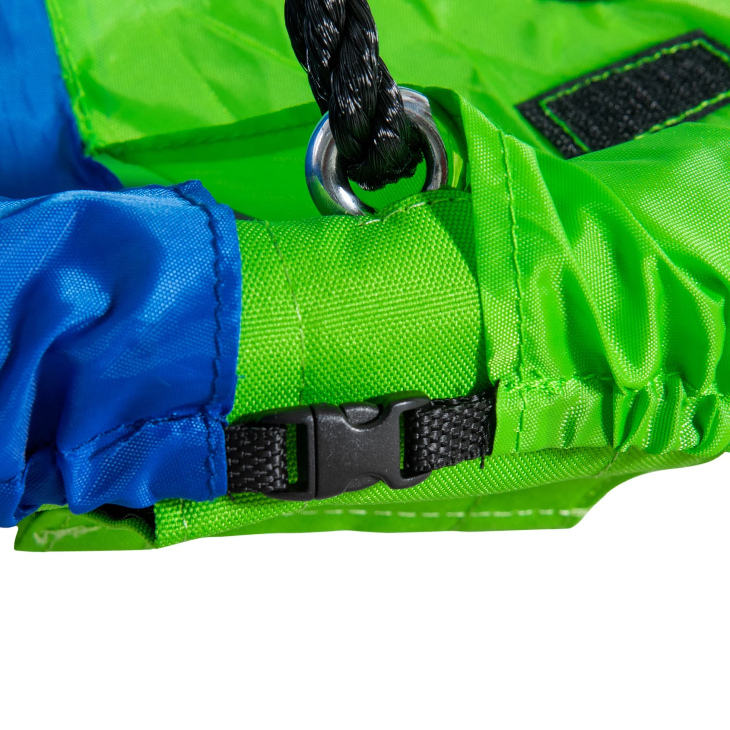 Outsunny Kids Pod Swing, Waterproof Flat/Tent Chair Seat, Ventilating Hanging Swing, With Screen Window, Rolling Door, For Indoor & Outdoor Use, Green 11 Outsunny Kids Pod Swing, Waterproof Flat/Tent Chair Seat, Ventilating Hanging Swing, With Screen Window, Rolling Door, For Indoor & Outdoor Use, Green - Image 11