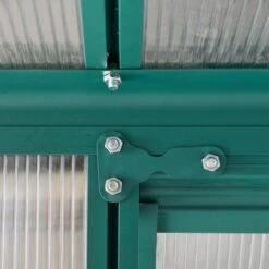 Outsunny 6' X 6' X 7' Walk-in Plant Polycarbonate Greenhouse With Temperature Controlled Window Hobby Greenhouse For Backyard/Outdoor -Outsunny wrga6f17ef634e7bd