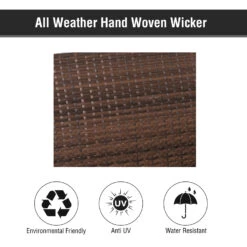 Outsunny 2 Person Wicker Hanging Swing Bench, Front Porch Swing Outdoor Chair With Cushions 550 Lbs. Weight Capacity For Backyard, Garden, Cream White 15 Outsunny 2 Person Wicker Hanging Swing Bench, Front Porch Swing Outdoor Chair With Cushions 550 Lbs. Weight Capacity For Backyard, Garden, Cream White -Outsunny wsB88c1806103544d