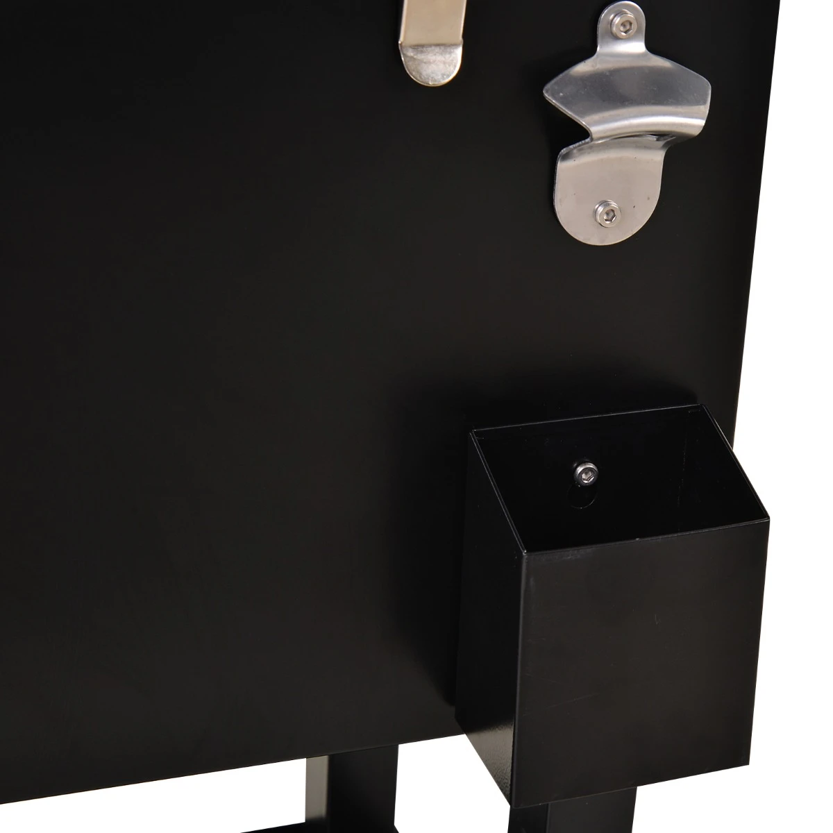 Outsunny 68QT Patio Cooler Ice Chest With Foosball Table Top, Portable Poolside Party Bar Cold Drink Rolling Cart On Wheels With Tray Shelf 12 Outsunny 68QT Patio Cooler Ice Chest With Foosball Table Top, Portable Poolside Party Bar Cold Drink Rolling Cart On Wheels With Tray Shelf - Image 12