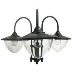 Outsunny 74.5" 3-head Solar Lamp Post Street Light With Planter, Automatic-on, 6 Hour Max Outdoor Ready LED Lighting, Black 17 Outsunny 74.5" 3-head Solar Lamp Post Street Light With Planter, Automatic-on, 6 Hour Max Outdoor Ready LED Lighting, Black -Outsunny xX93d6188a2acf3d4