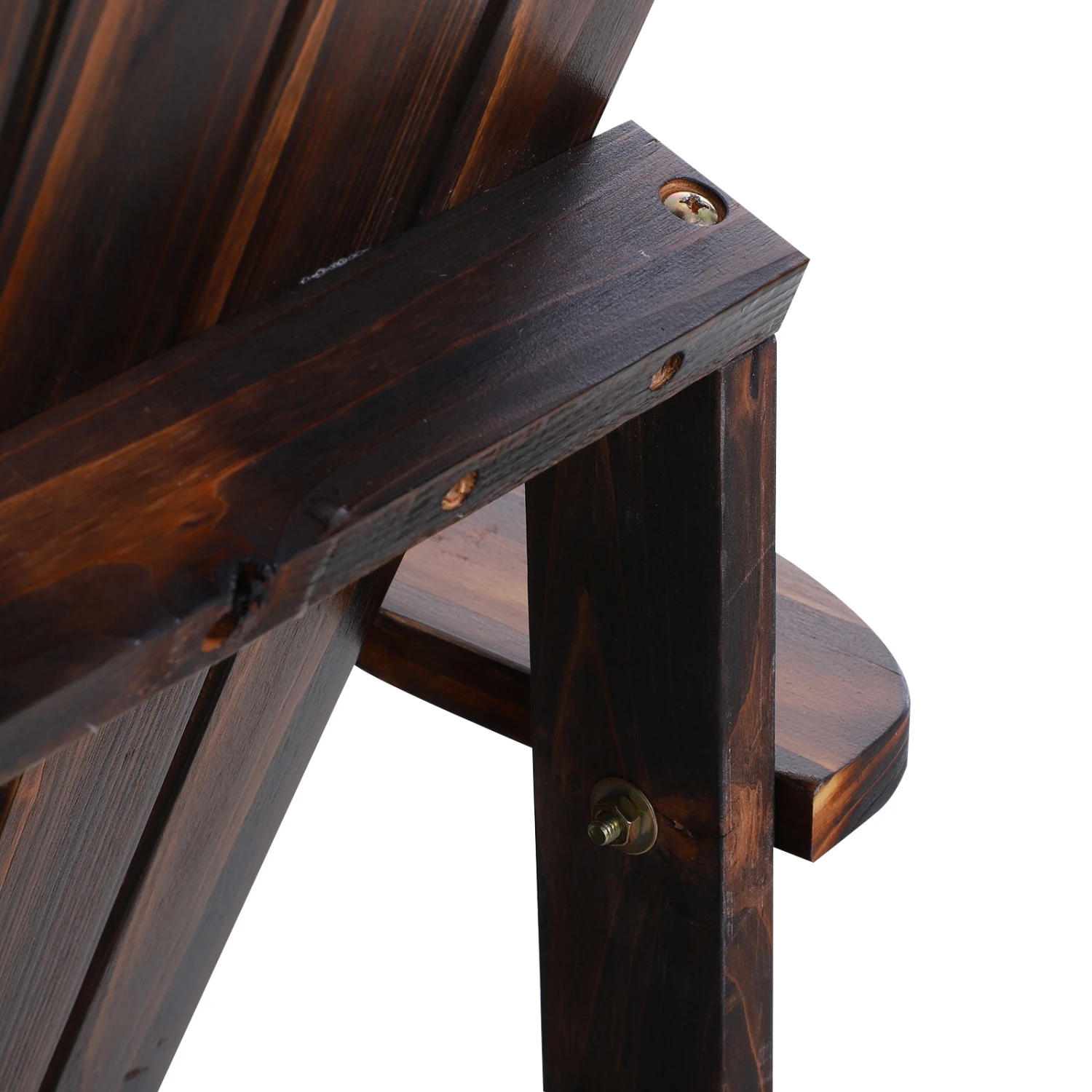 Outsunny Wooden Adirondack Chair, Outdoor Patio Lawn Chair With Cup Holder, Weather Resistant Lawn Furniture, Classic Lounge For Deck, Garden, Backyard, Fire Pit, Brown 14 Outsunny Wooden Adirondack Chair, Outdoor Patio Lawn Chair With Cup Holder, Weather Resistant Lawn Furniture, Classic Lounge For Deck, Garden, Backyard, Fire Pit, Brown - Image 14