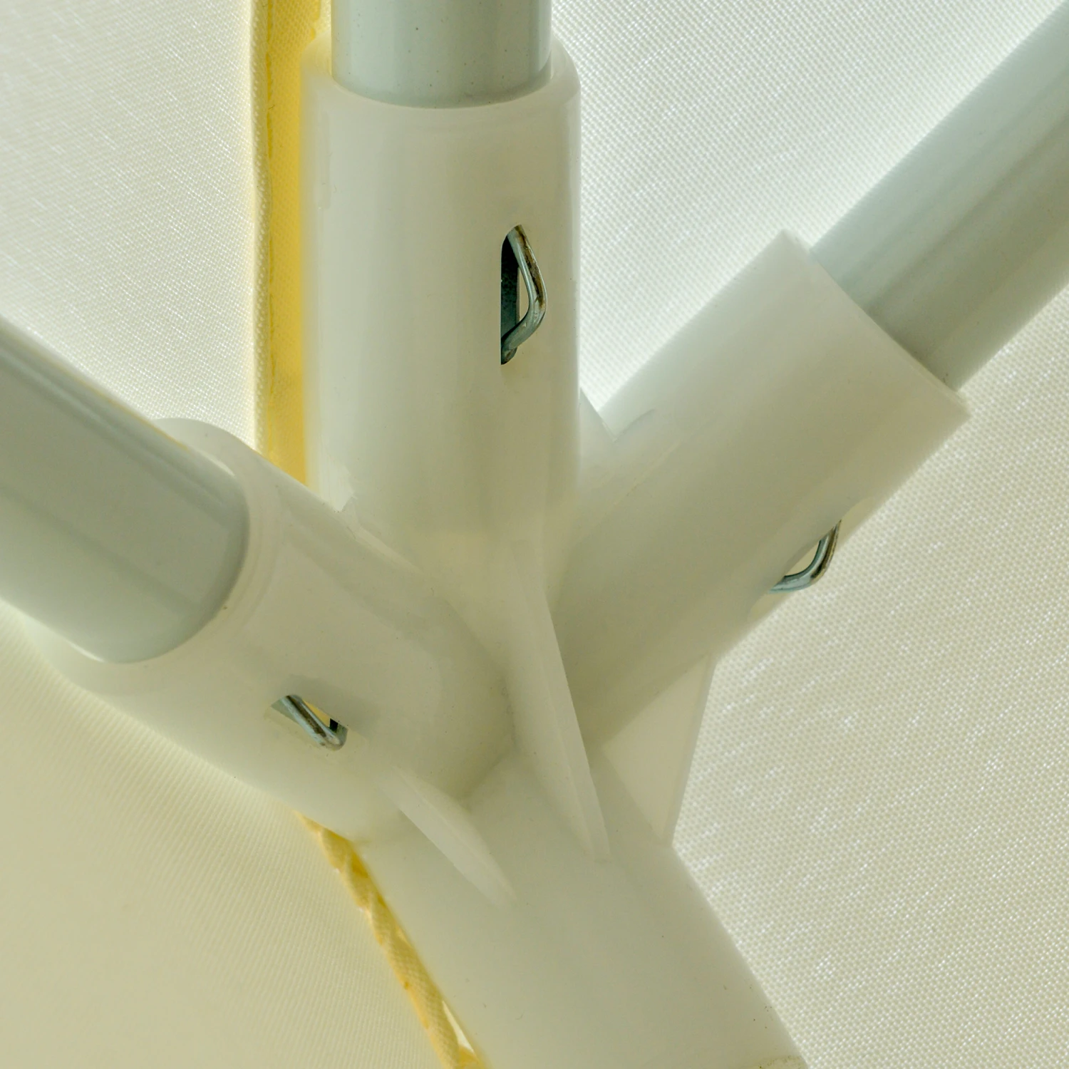 Outsunny 10'x10' Outdoor Party Tent Canopy With Mesh Sidewalls, Patio Gazebo Sun Shade Screen Shelter, Beige 9 Outsunny 10'x10' Outdoor Party Tent Canopy With Mesh Sidewalls, Patio Gazebo Sun Shade Screen Shelter, Beige - Image 9