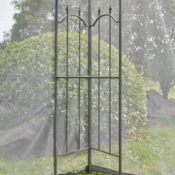 Outsunny 10' X 10' Patio Gazebo With Corner Frame Shelves, Double Roof Outdoor Gazebo Canopy Shelter With Netting, For Patio, Wedding, Catering & Events, Gray -Outsunny yKw2f417e681f90d8