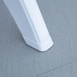 Outsunny Patio Dining Table With Umbrella Hole Round Outdoor Bistro Table For Garden Lawn Backyard, White -Outsunny yfYd4d181383c2dce