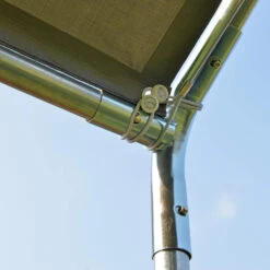 Outsunny 10'x20' Carport Heavy Duty Galvanized Car Canopy With Included Anchor Kit, 3 Reinforced Steel Cables, Gray -Outsunny ywbace180018b56a9