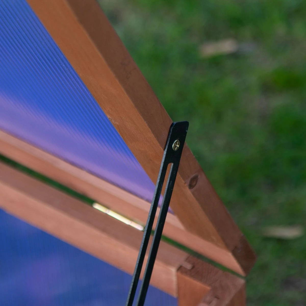 Outsunny Wooden Cold Frame Greenhouse With Polycarbonate Boards, 39" X 26" X 16" 13 Outsunny Wooden Cold Frame Greenhouse With Polycarbonate Boards, 39" X 26" X 16" - Image 13