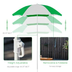 Outsunny Kids Picnic Table With Umbrella And Storage Inside, Sand And Water Table, Kids Outdoor Furniture, Wooden Bench Backyard Furniture For Garden, Patio, Or Balcony -Outsunny z8Jfc817e691fd79c