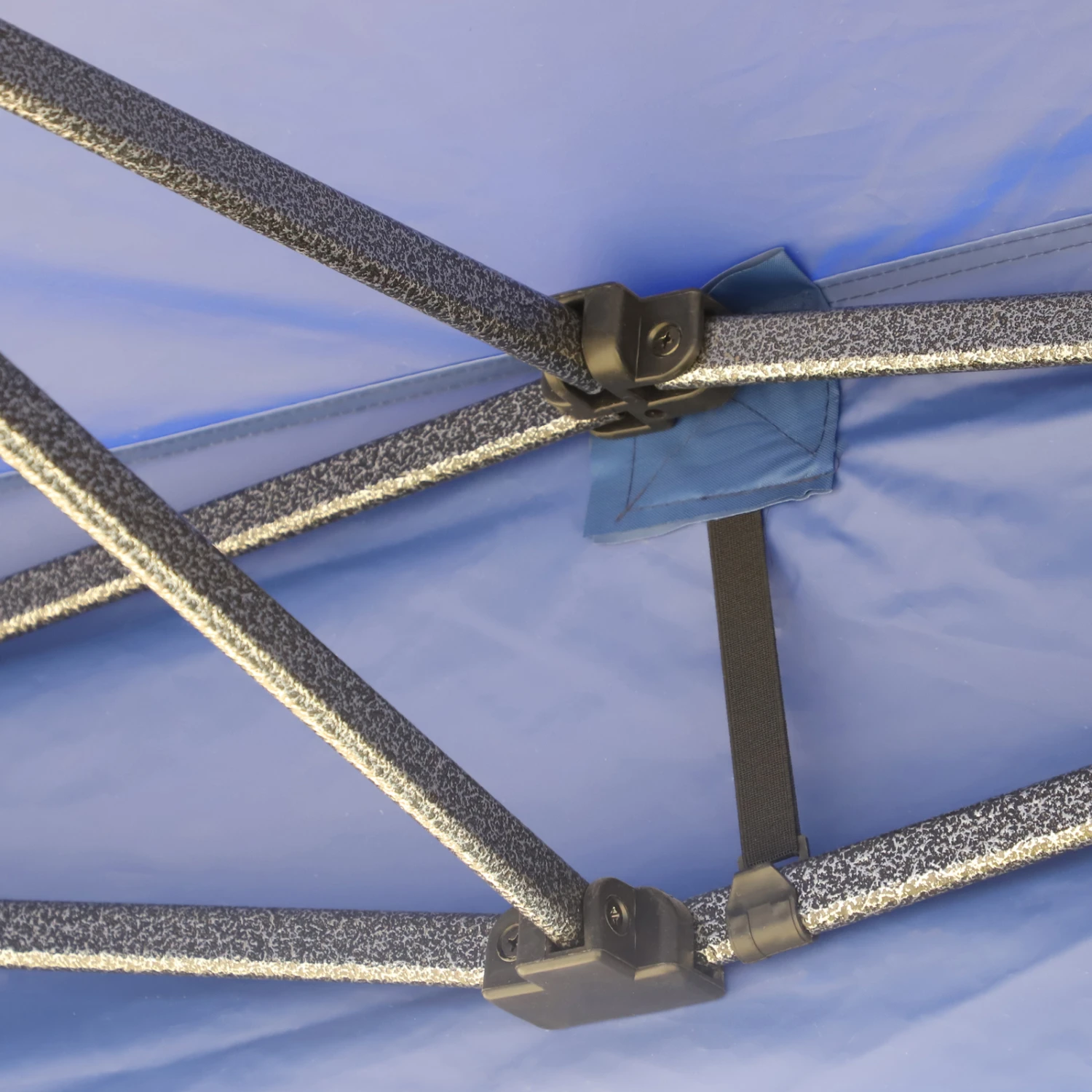 Outsunny 9.7' X 14.5' Folding Gazebo Steel Canopy Party Tent With Carry Bag - Blue 10 Outsunny 9.7' X 14.5' Folding Gazebo Steel Canopy Party Tent With Carry Bag - Blue - Image 10