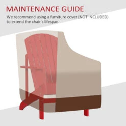 Outsunny Wooden Adirondack Chair, Outdoor Patio Lawn Chair With Cup Holder, Weather Resistant Lawn Furniture, Classic Lounge For Deck, Garden, Backyard, Fire Pit, Red 20 Outsunny Wooden Adirondack Chair, Outdoor Patio Lawn Chair With Cup Holder, Weather Resistant Lawn Furniture, Classic Lounge For Deck, Garden, Backyard, Fire Pit, Red -Outsunny zaO16a17f73c339c0