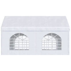 Outsunny 13' X 16.5' Party Tent Carport With Removable Sidewalls, Windows And Double Doors, Heavy Duty Canopy Tent Sun Shade Shelter, For Parties, Wedding, Outdoor Events, BBQ -Outsunny zbid4d185c4ae13a0