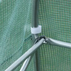 Outsunny 20' X 10' X 7' Walk-In Tunnel Greenhouse, Garden Warm House, Large Hot House Kit With 8 Roll-up Windows & Roll Up Door, Steel Frame, Green -Outsunny zesfc917f6da92c0f