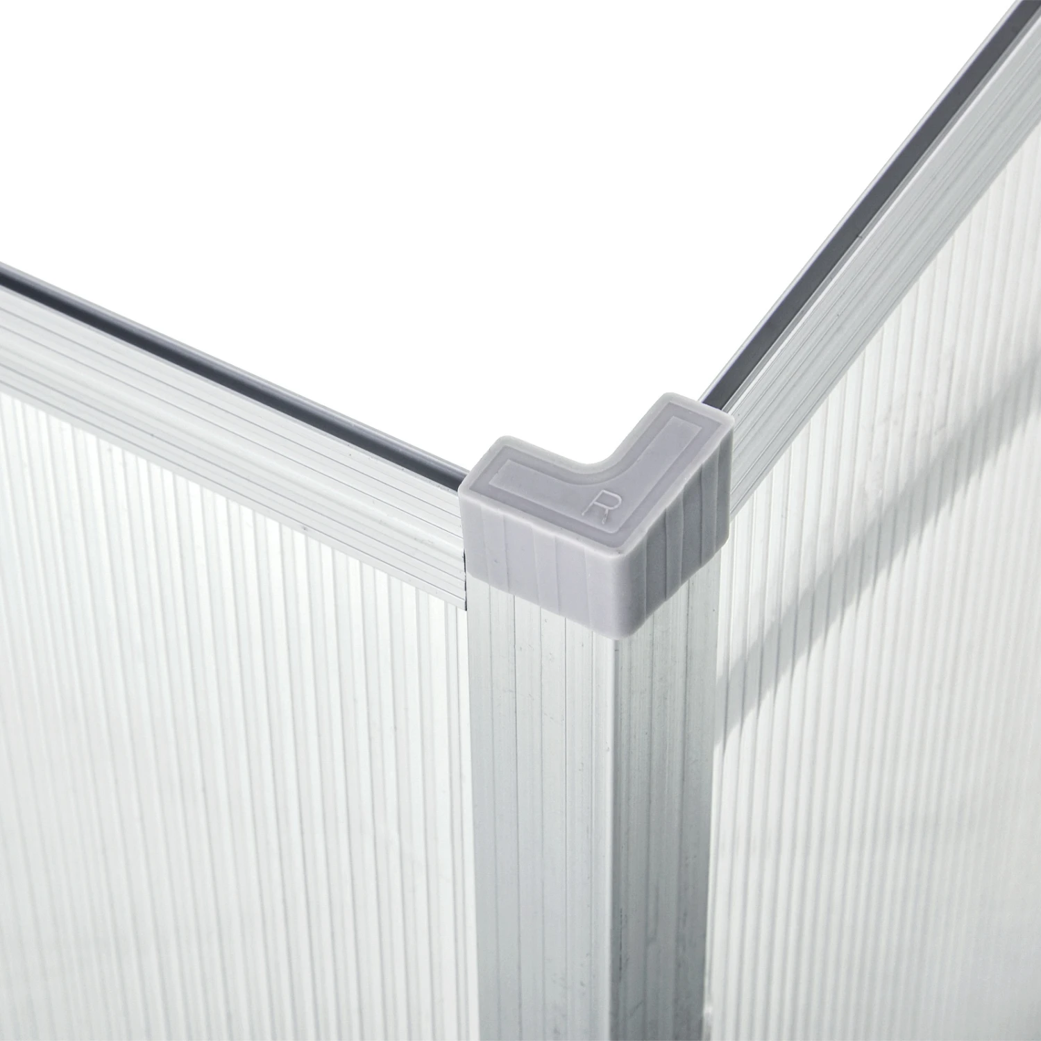 Outsunny 39" Aluminum Vented Cold Frame Mini Greenhouse Kit With Adjustable Roof, Polycarbonate Panels, & Strong Design 10 Outsunny 39" Aluminum Vented Cold Frame Mini Greenhouse Kit With Adjustable Roof, Polycarbonate Panels, & Strong Design - Image 10